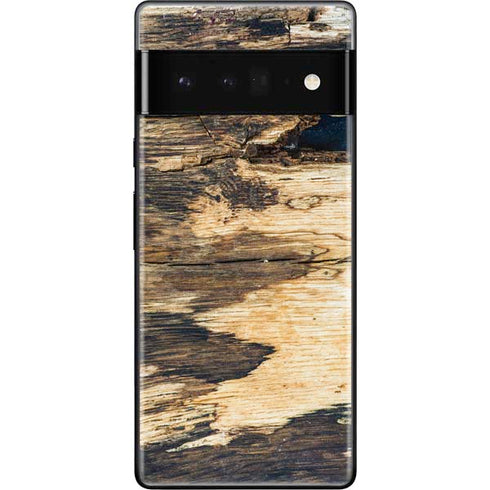 Blue Resin Wood Google Pixel 6 Pro Skin